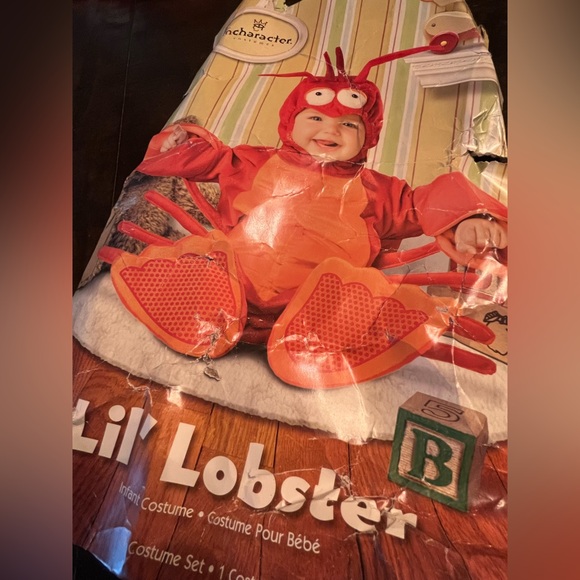 InCharacter Lil Lobster Infant Costume - Red - Picture 1 of 9